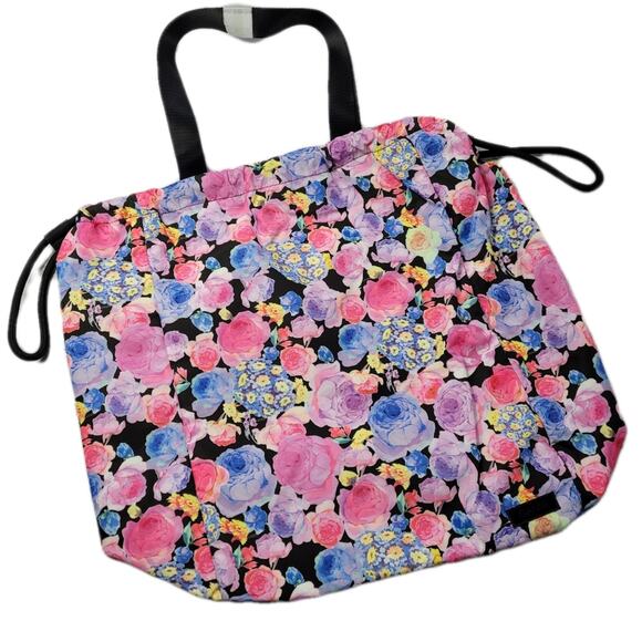 NWT Ganni Recycled Polyester Floral Drawstring Tote - Picture 1 of 16